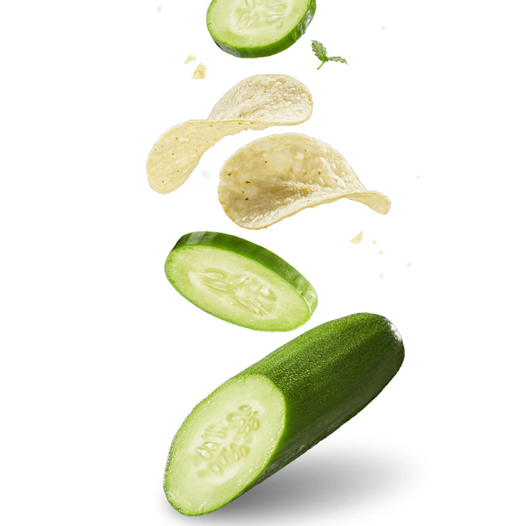 Crispy Cucumber Flavored Stax Potato Chips, 3.17oz - Perfect for a Refreshing and Delicious Snack!