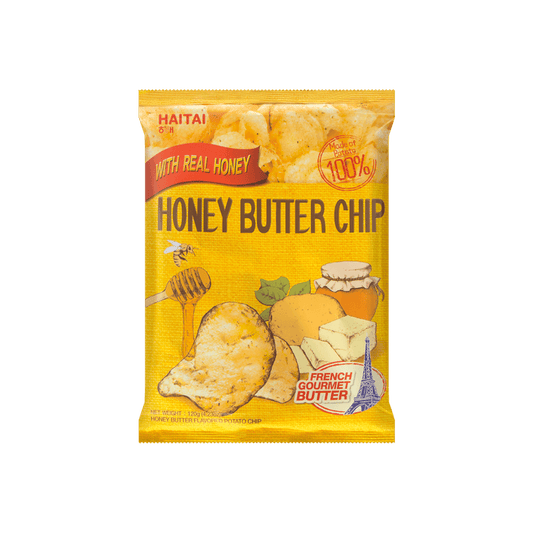 HAITAI Korean Honey Butter Potato Chips - Value Pack, 4.23oz, a Favorite Snack of AESPA