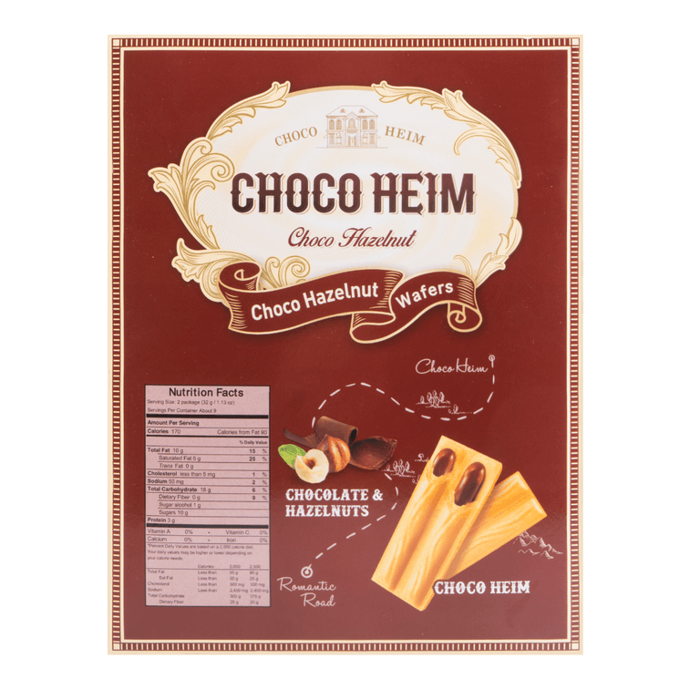 Hazelnut Chocolate Cream-Filled Wafers - 10.01oz for a Decadent Snack