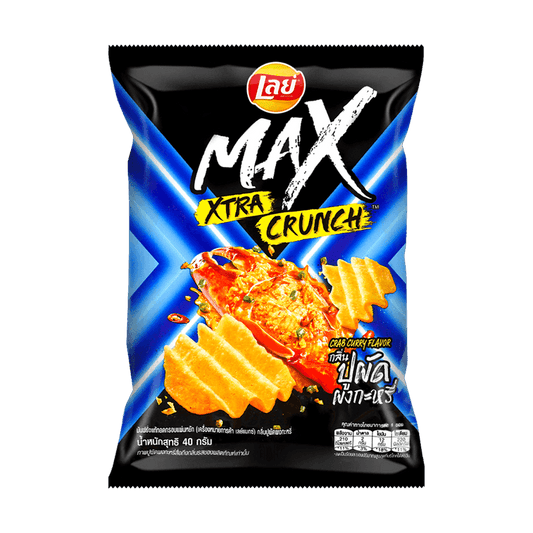 Limited Edition Thai Crab Curry Extra Crunchy Potato Chips, 1.41oz - A Flavorful and Crunchy Snack.