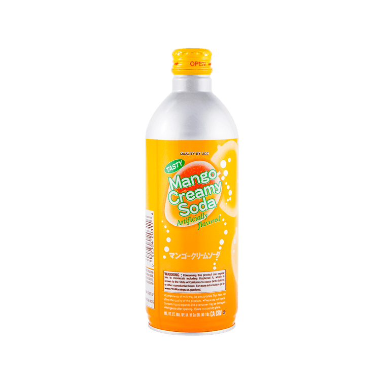 UCC Mango Creamy Soda - 16.6 fl oz for a Refreshing Tropical Taste